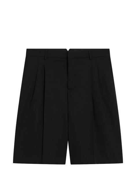 wide bermuda shorts man black AMI PARIS | HSO827.WV0194001